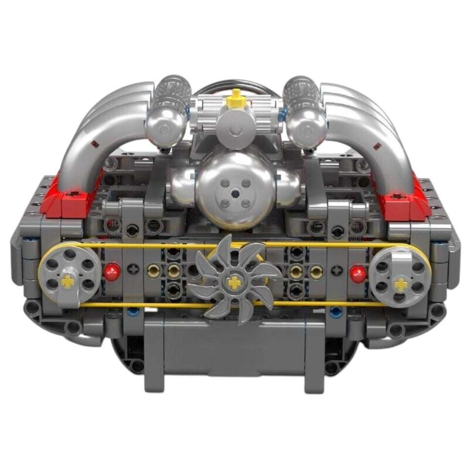 Boxer Motor Gemotoriseerde Flat-6 Engine