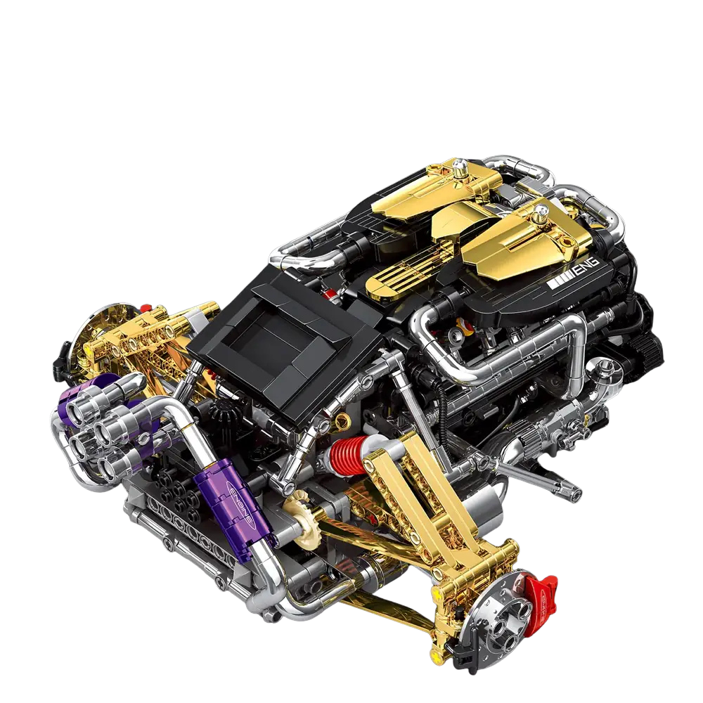 V12-supercar motorblok