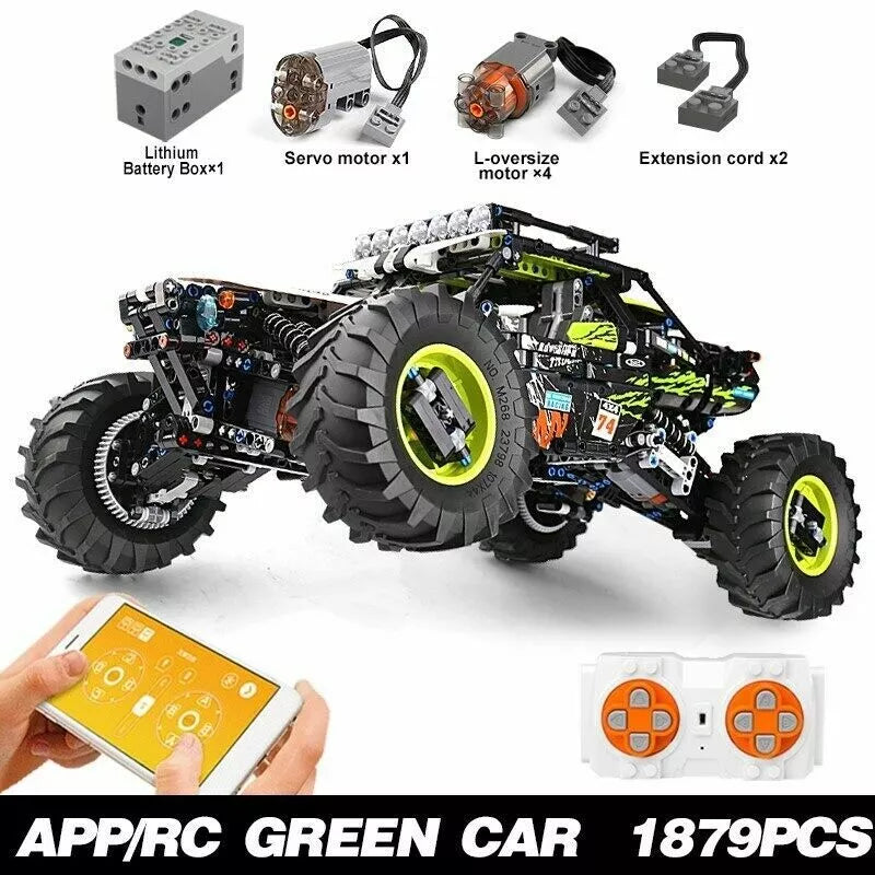 Green Hound - 4×4 RC auto bouwpakket (1879 delen)