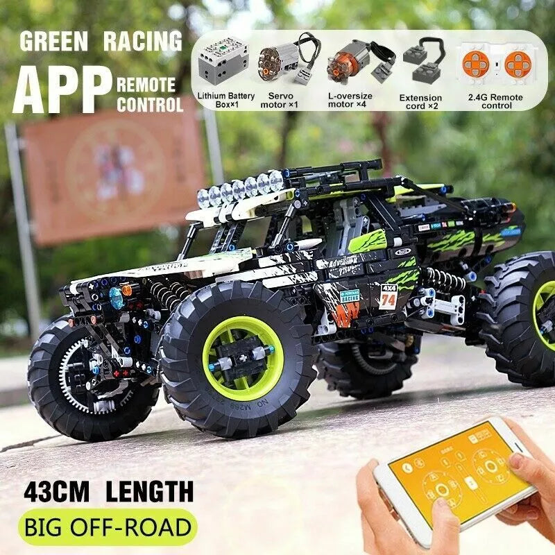 Green Hound - 4×4 RC auto bouwpakket (1879 delen)
