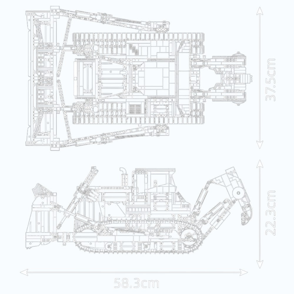 Bulldozer Op Afstand Bediend Model