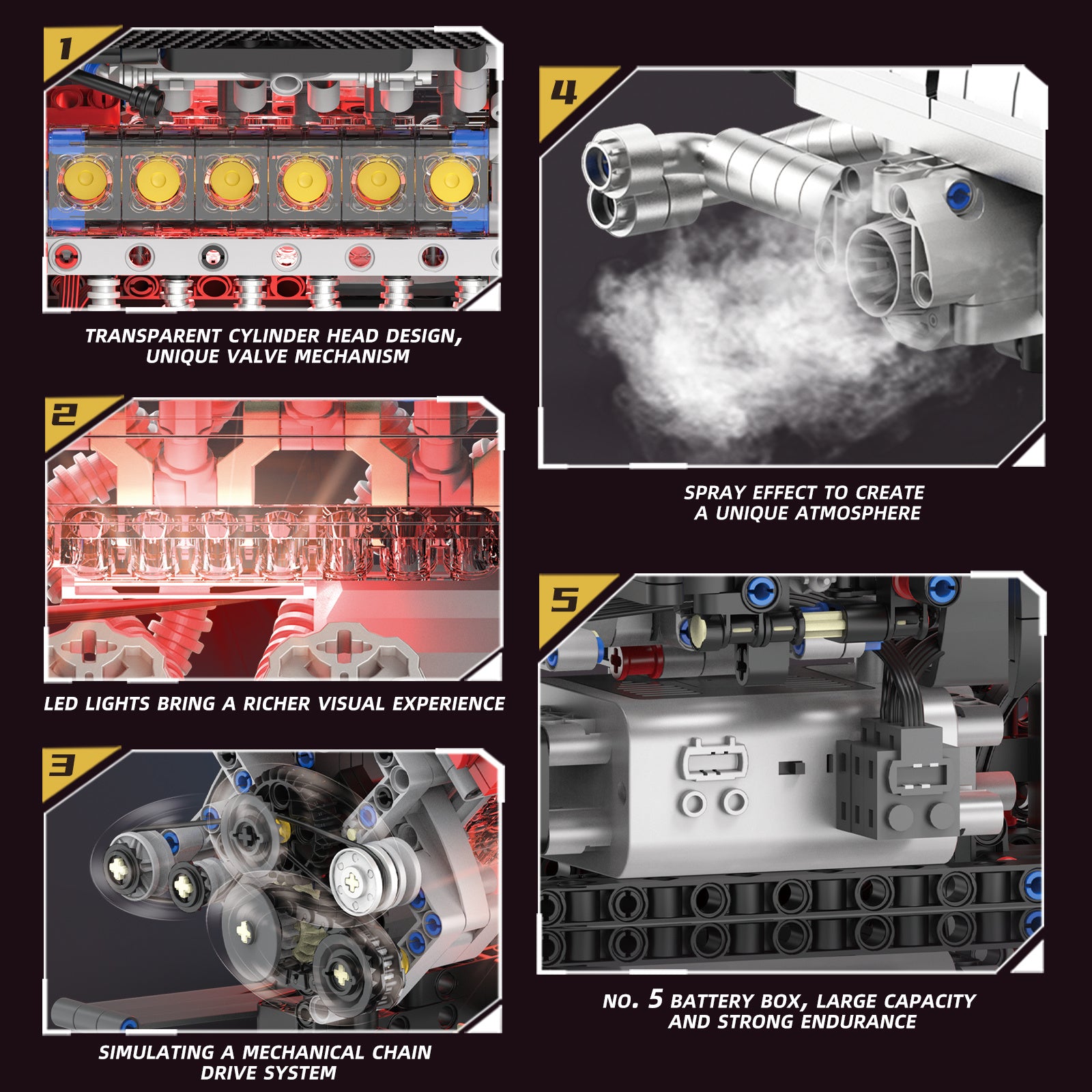 Ferrari V12 F140 motorblok