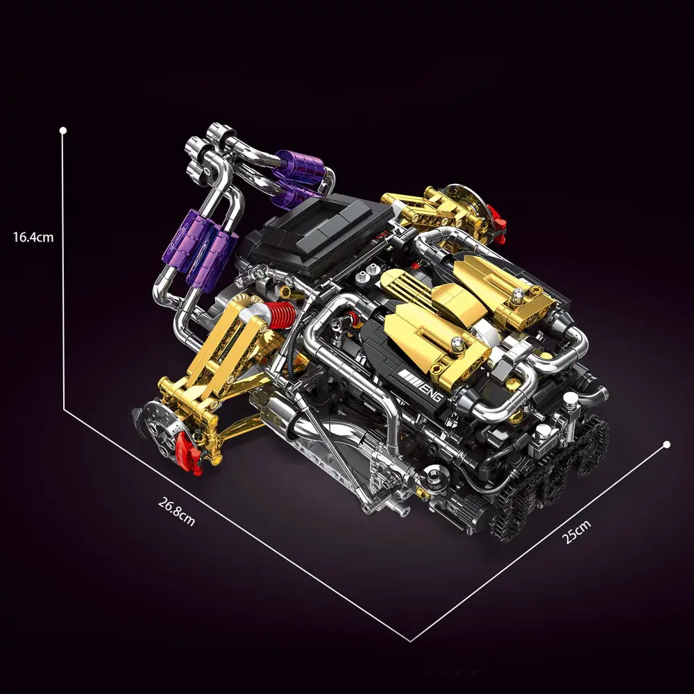 V12-supercar motorblok